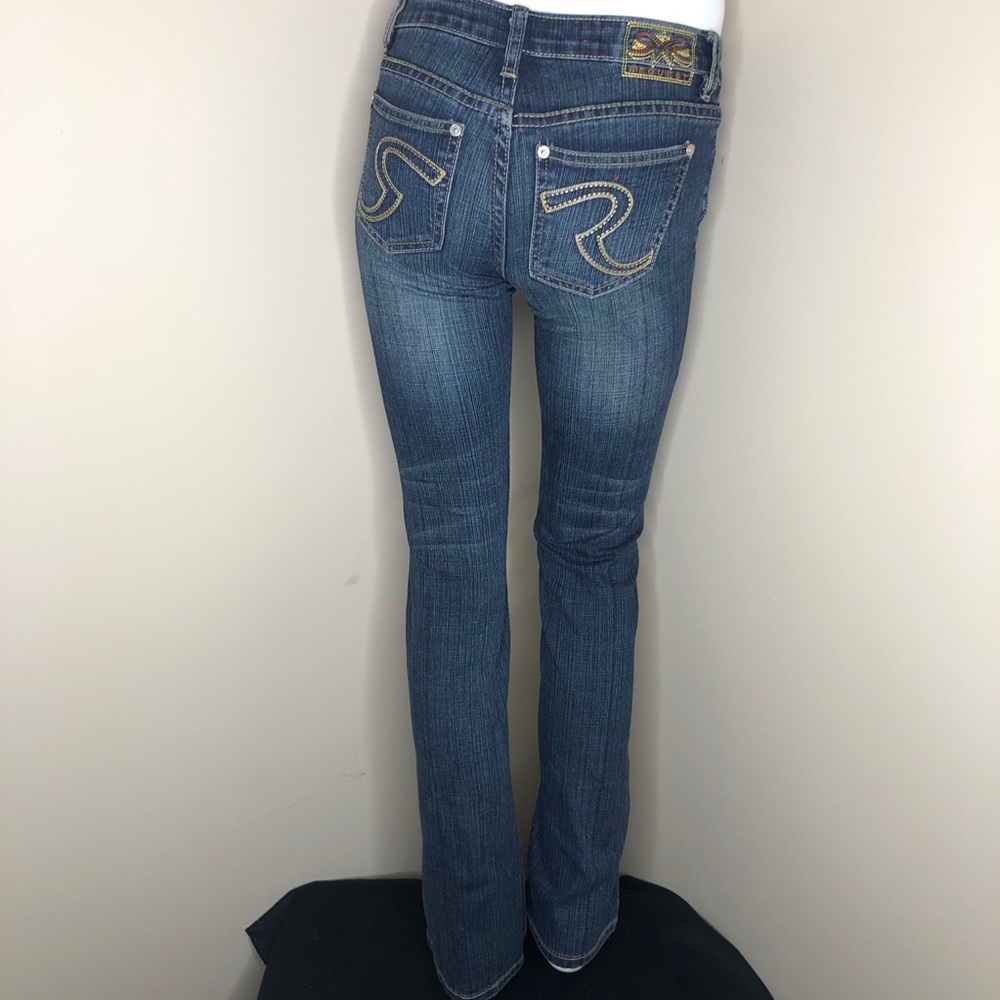 Blue Bootcut Jeans